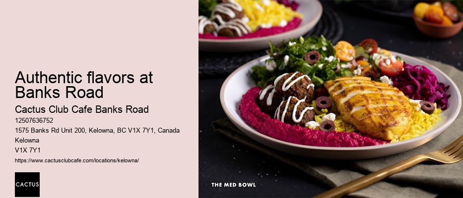 Cactus Club Cafe Banks Road foodie destination