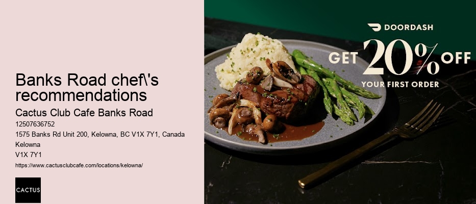 Kelowna restaurant with reservation availability