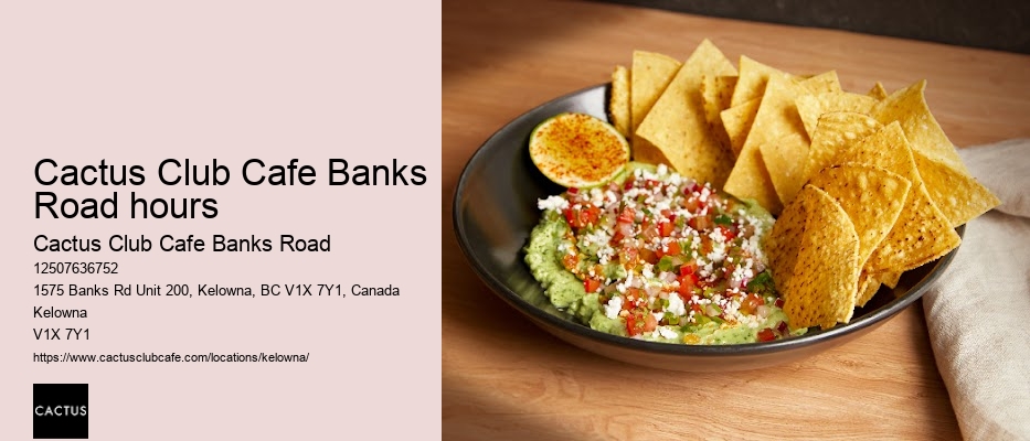 Kelowna restaurant with chef's recommendations