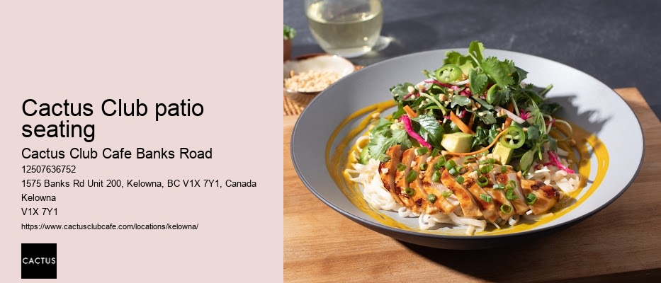 Cactus Club Cafe Banks Road reviews