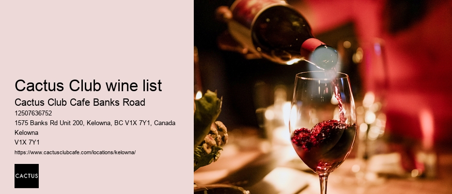 Unique dining experiences Kelowna