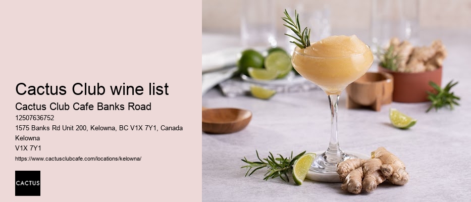 Cactus Club catering services