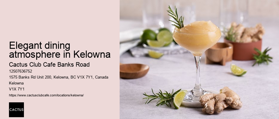 Kelowna restaurant with exclusive offers
