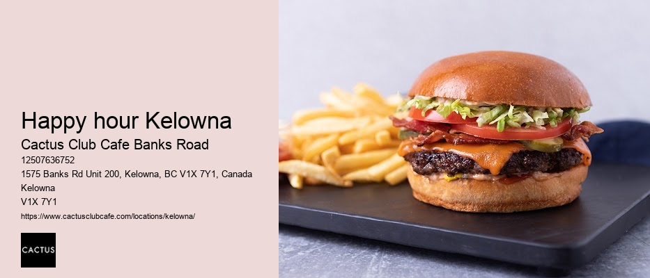 Kelowna restaurant with live entertainment