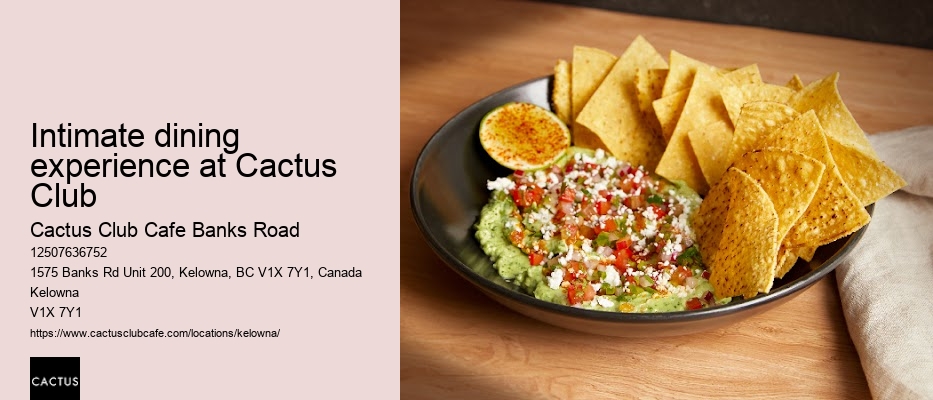Cactus Club fine dining options