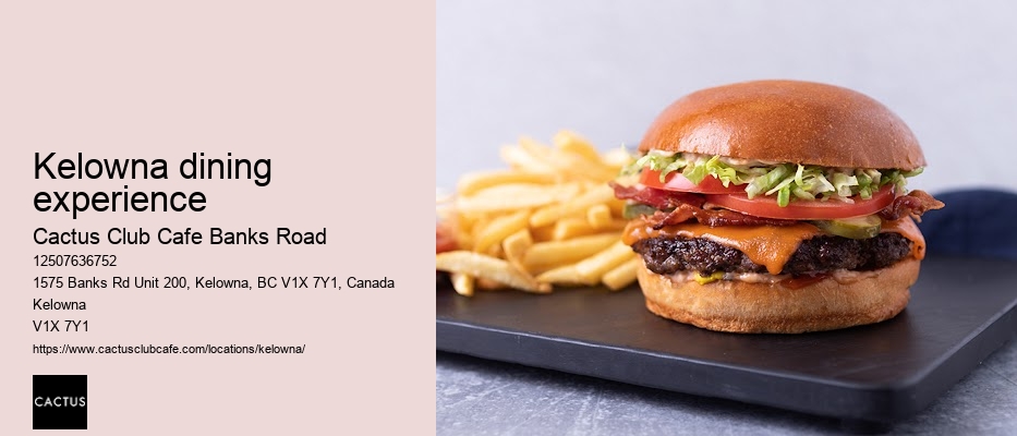 Banks Road chef's recommendations