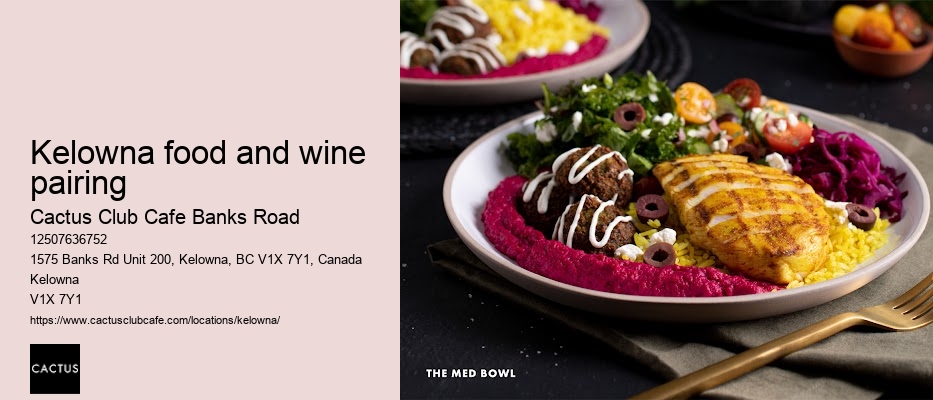Best places to eat in Kelowna