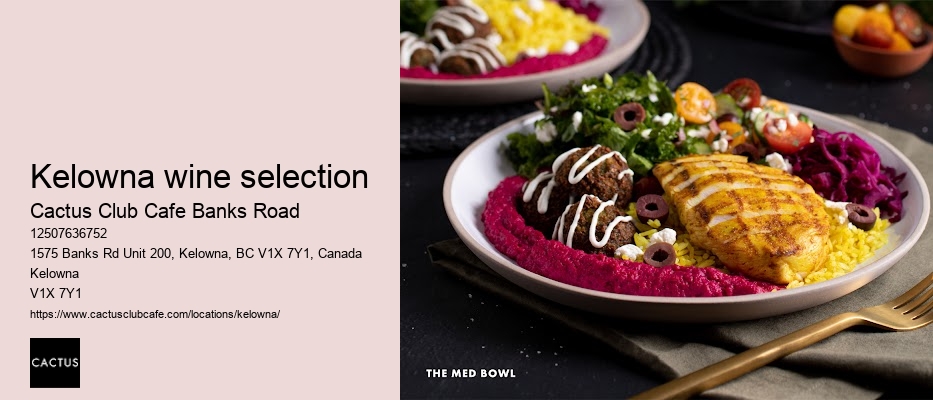Cactus Club chef's tasting menu