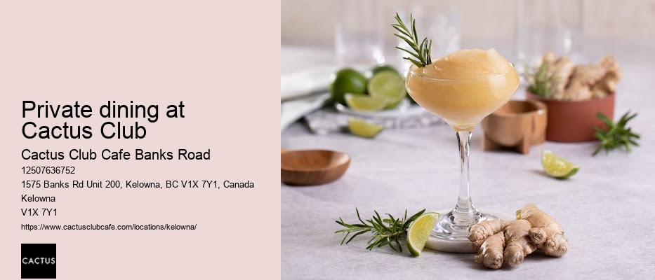 Cactus Club Cafe Banks Road reservation policy updates