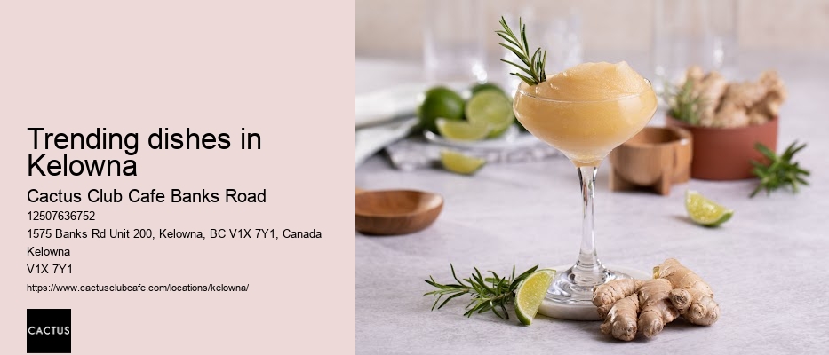 Kelowna restaurant with vegetarian options