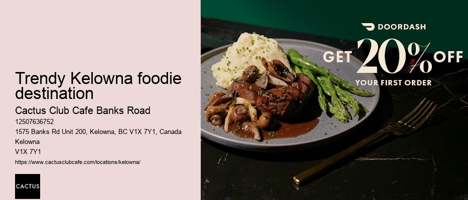 Kelowna restaurant with local wines