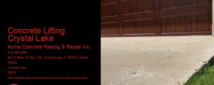 Concrete Lifting Crystal Lake