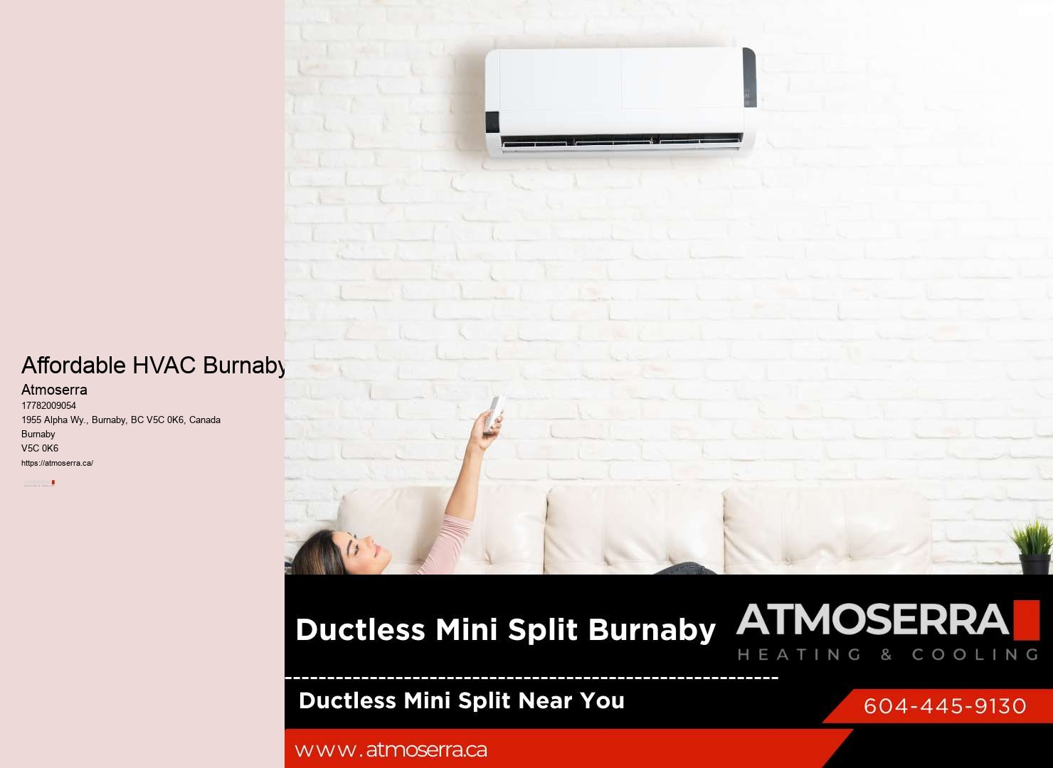 Environmentally friendly HVAC options Burnaby