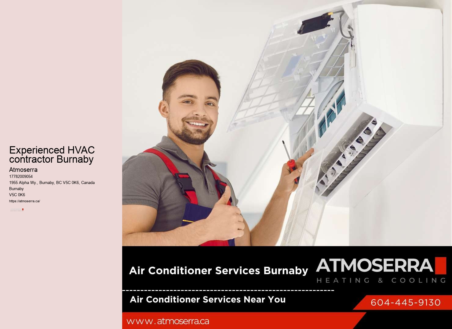 HVAC system installation services Burnaby