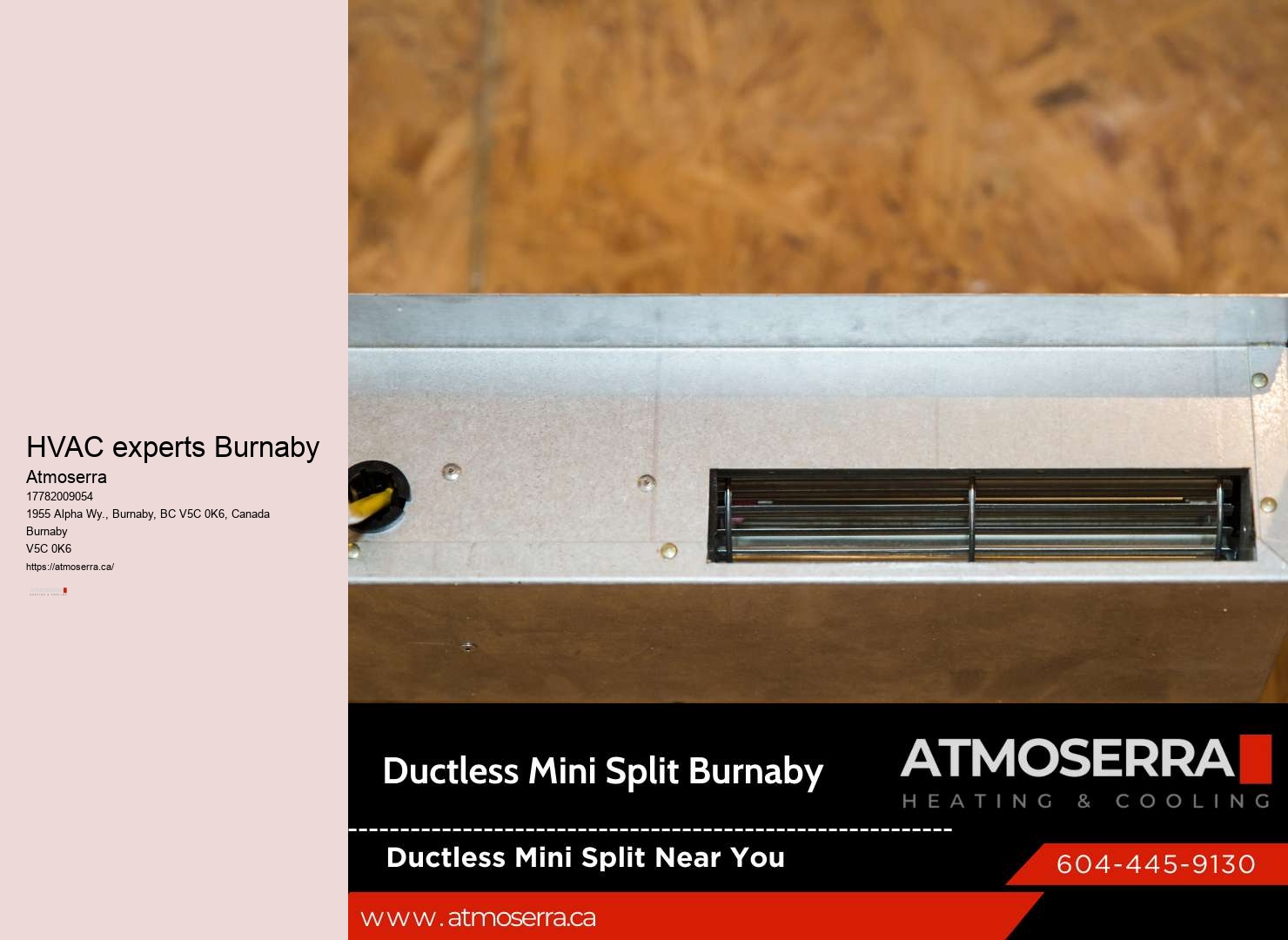 HVAC repairs near me Burnaby