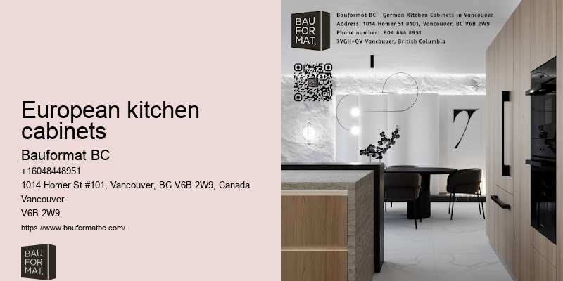German craftsmanship in Vancouver cabinetry
