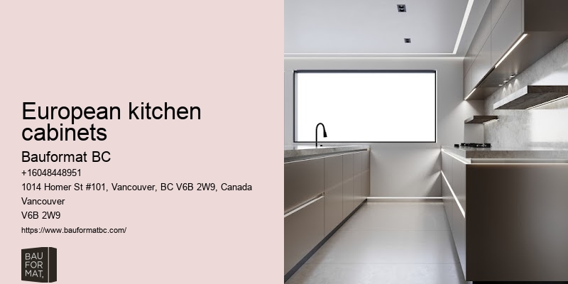 Vancouver's top-notch German kitchen cabinets