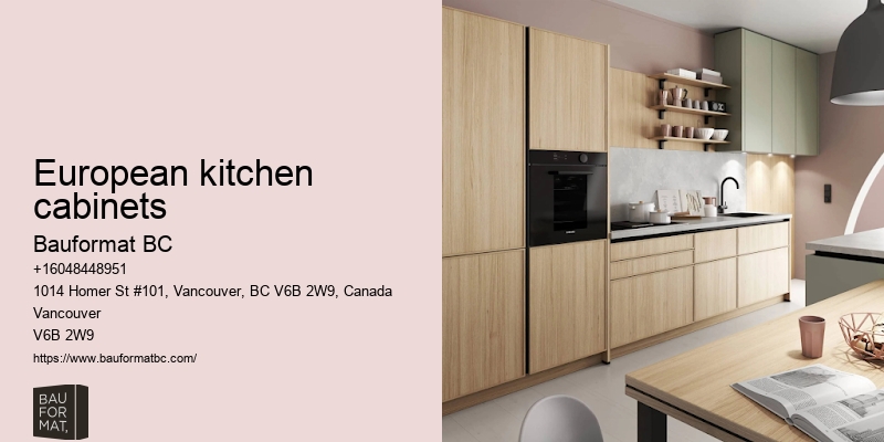 Custom German Kitchen Cabinets Vancouver