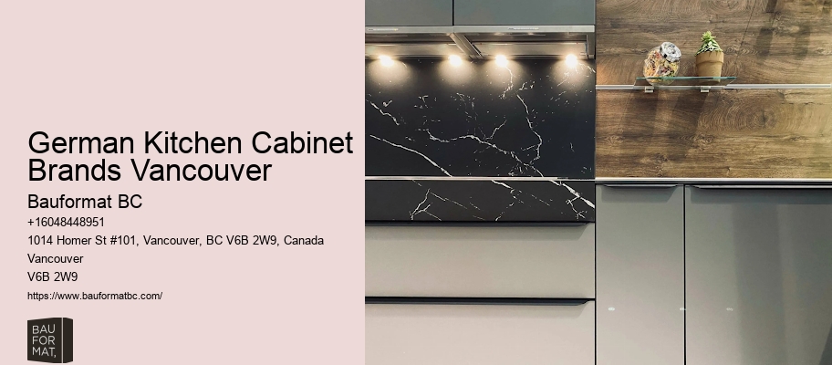 German luxury kitchen cabinet solutions Vancouver