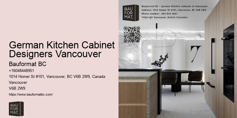 German-made kitchen cabinet solutions Vancouver