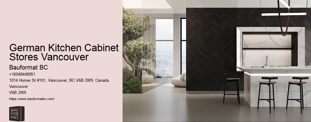 Premium German Kitchen Cabinets Vancouver
