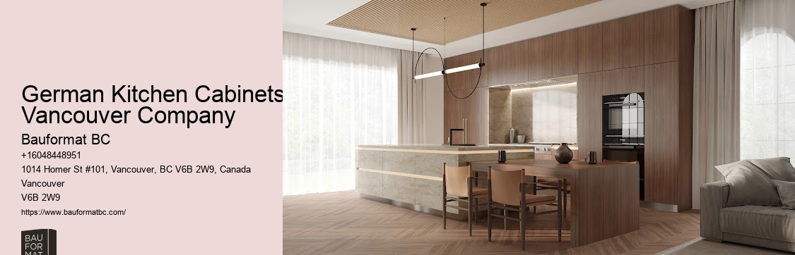 Vancouver's contemporary kitchen cabinetry