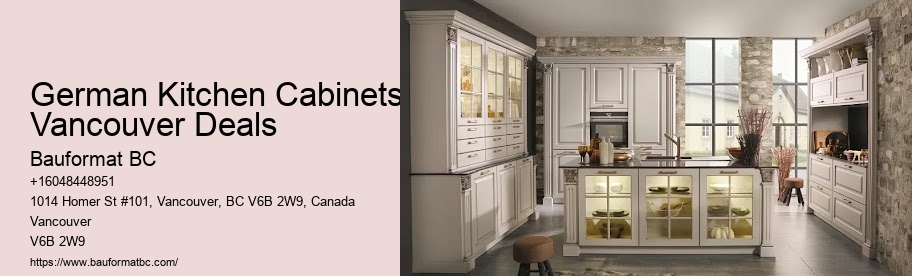 Vancouver's leading German kitchen cabinet designers