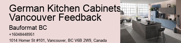 German-inspired kitchen cabinet installers Vancouver