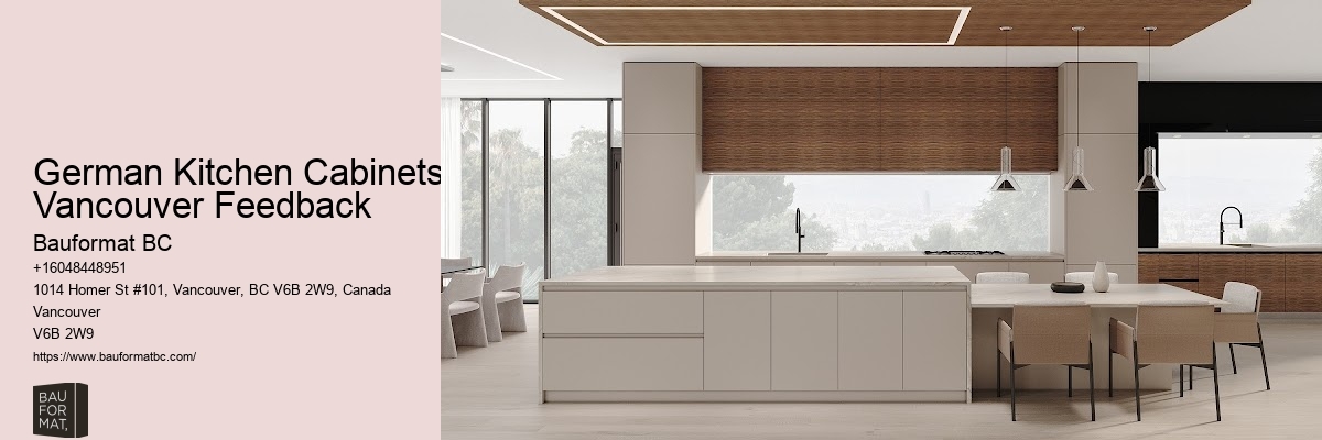 Stylish German Kitchen Cabinets Vancouver