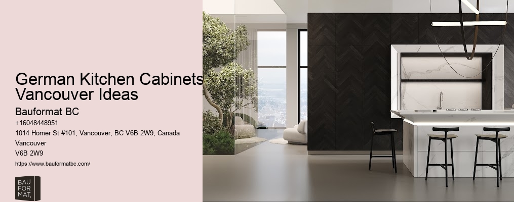 German-inspired kitchen cabinet designers Vancouver
