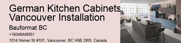 Luxury German Kitchen Cabinets Vancouver