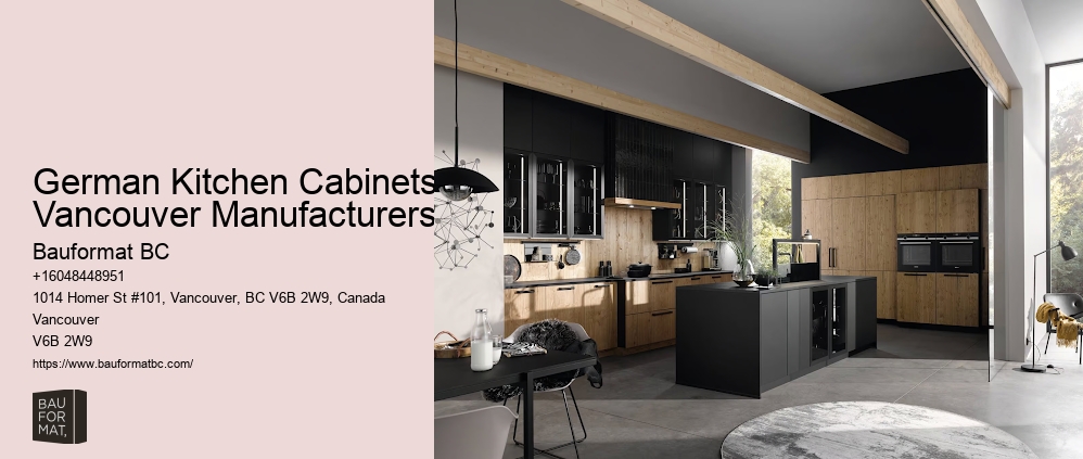 German-engineered kitchen cabinets Vancouver