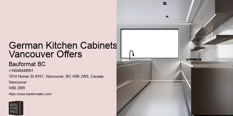 German-inspired kitchen cabinet makers Vancouver
