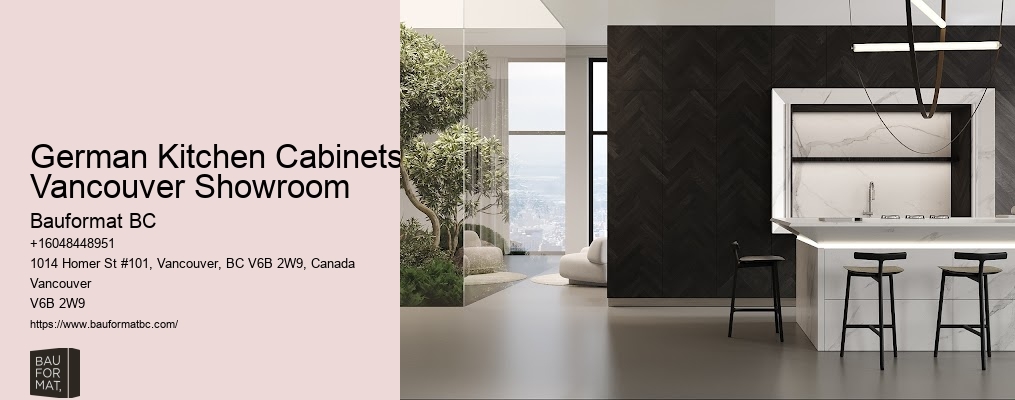 Vancouver's top-notch German kitchen cabinets