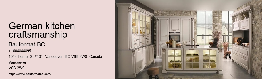 German-inspired kitchen cabinets Vancouver