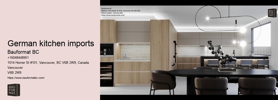 German craftsmanship in Vancouver kitchens