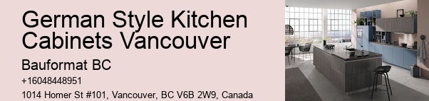 Modern German Kitchen Cabinets Vancouver