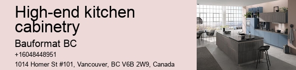 German-made kitchen cabinet designers Vancouver