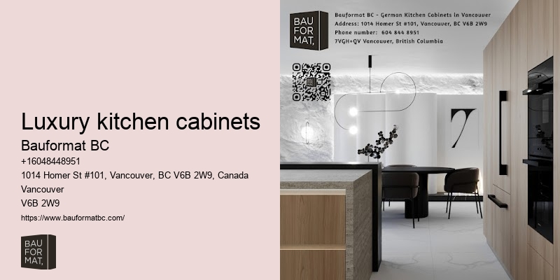 Vancouver's upscale German kitchen cabinet makers