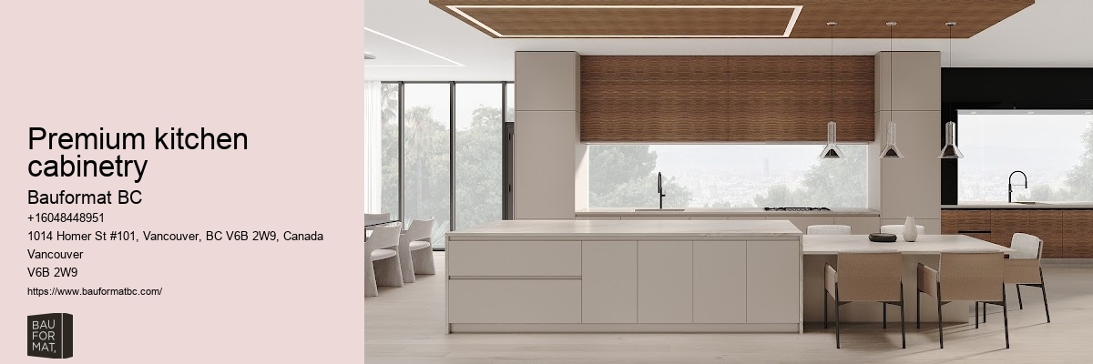 Exceptional German kitchen cabinets Vancouver