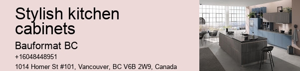 German-inspired kitchen cabinet designers Vancouver