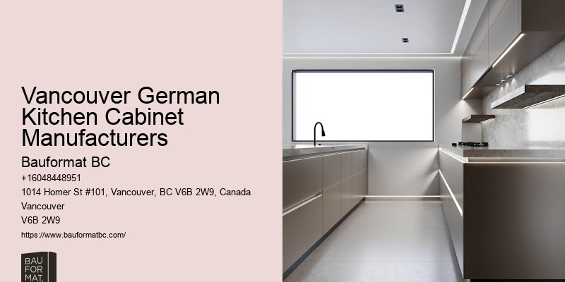 Vancouver Contemporary Kitchen Cabinets