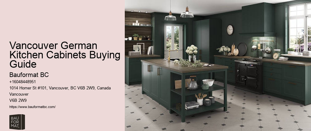 German Kitchen Cabinets Vancouver Space-saving