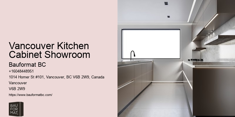 Vancouver's innovative German kitchen cabinets