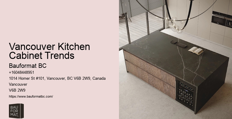 Trendsetting kitchen cabinetry