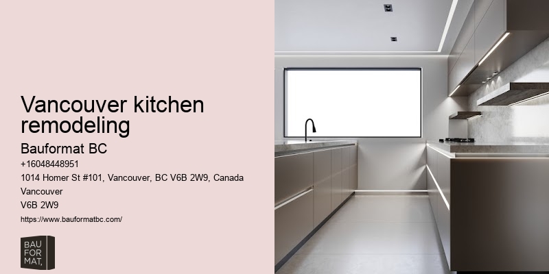 Vancouver's bespoke kitchen cabinets