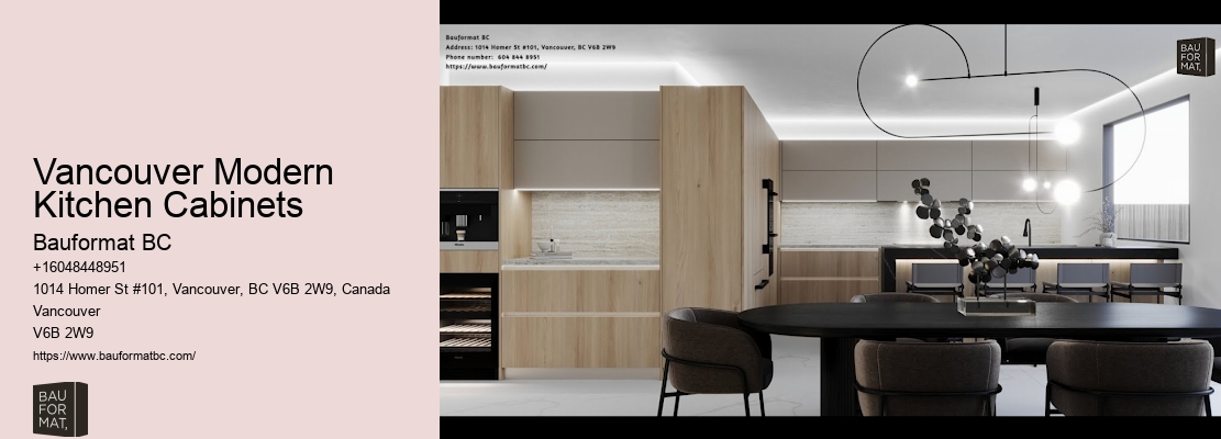 Vancouver's bespoke German kitchen cabinets