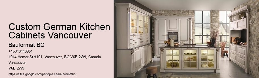 Custom German Kitchen Cabinets Vancouver