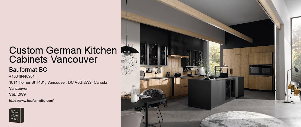 Vancouver's contemporary German kitchen cabinets