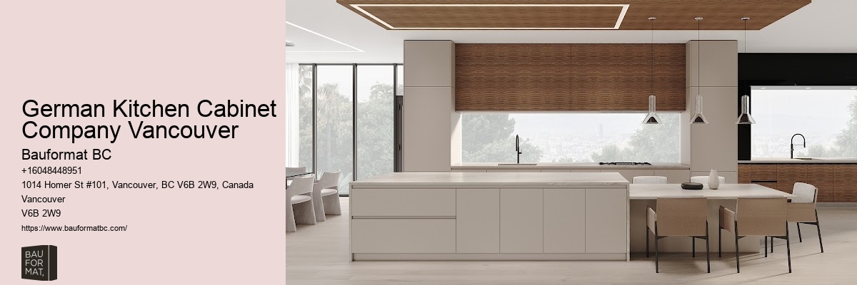 Vancouver's top-notch German kitchen cabinets